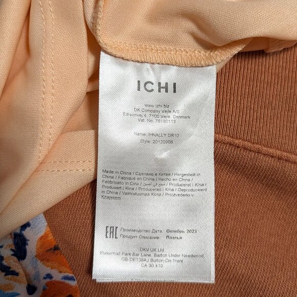 ICHI - Floral pleated dress - Size 42 - Picture 11 of 11